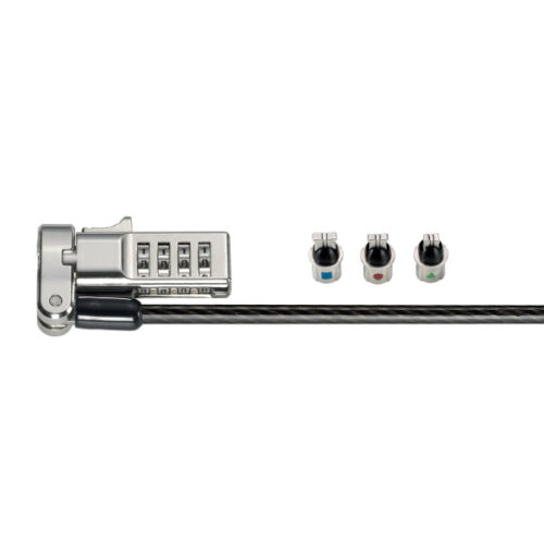 K62316WW_02.jpg Blokada Kensington Universal do laptopa, 3 w 1, z zamkiem szyfrowym z opcją resetowania kodu