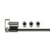 Blokada Kensington Universal do laptopa, 3 w 1, otwierana kluczem