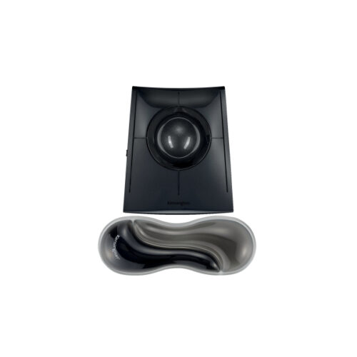 K62438WW_06.jpg Podkładka Kensington Slim Duo Gel pod nadgarstek do myszy/trackballa, szaro-czarna