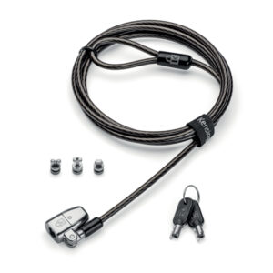 Blokada Kensington ClickSafe® do laptopa, 3 w 1, otwierana kluczem