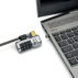 Blokada Kensington ClickSafe® do laptopa, 3 w 1, z zamkiem szyfrowym