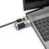 Blokada Kensington ClickSafe® do laptopa, 3 w 1, z zamkiem szyfrowym