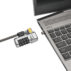 Blokada Kensington ClickSafe® do laptopa, 3 w 1, z zamkiem szyfrowym