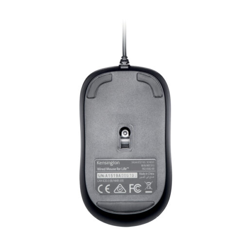 K72110EU_02.jpg Przewodowa mysz Kensington ValuMouse z 3 przyciskami, czarna