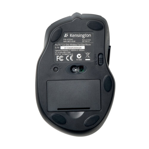 K72370EU_02.jpg Bezprzewodowa mysz Kensington Pro Fit®, pełnowymiarowa, czarna