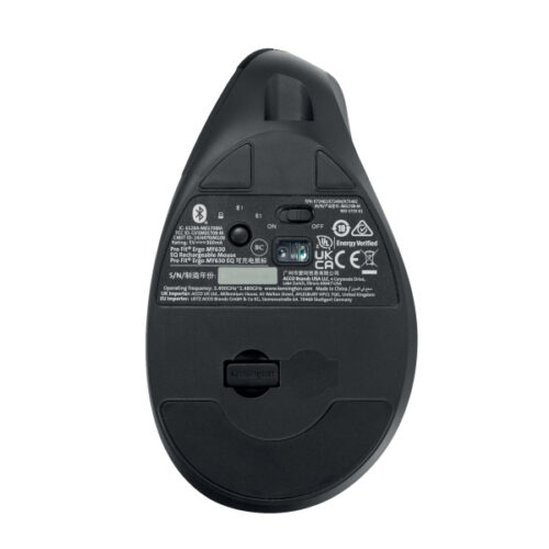 K72482WW_05.jpg Bezprzewodowa mysz pionowa Kensington Pro Fit® Ergo MY630 EQ z akumulatorem, czarna