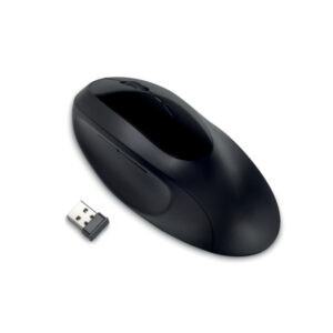 Bezprzewodowa mysz pionowa Kensington Pro Fit® Ergo z podwójnym łączem bezprzewodowym, czarna