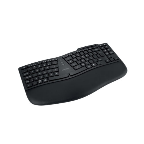Bezprzewodowa klawiatura ergonomiczna Kensington Pro Fit® KB675 EQ TKL, czarna