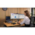 Bezprzewodowa klawiatura ergonomiczna Kensington Pro Fit® KB675 EQ TKL, czarna