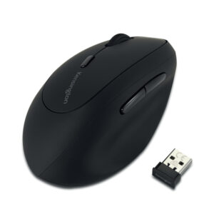Bezprzewodowa mysz pionowa Kensington Pro Fit® Ergo dla osób leworęcznych, czarna