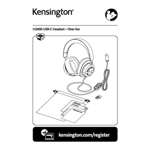 K83451WW_n_01.jpg Słuchawki Kensington nauszne H2000 USB-C