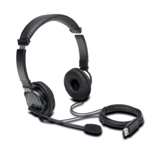 K97601WW_02.jpg Słuchawki Kensington USB-A Hi-Fi z mikrofonem