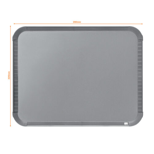 QB05142CD_iu_02.jpg Magnetyczna tabliczka suchościeralna Nobo 220x280mm, srebrna