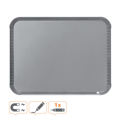 QB05142CD_iu_03.jpg Magnetyczna tabliczka suchościeralna Nobo 220x280mm, srebrna