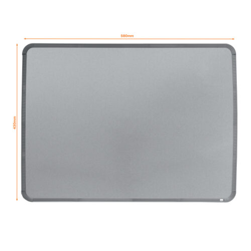 QB05742C_iu_02.jpg Magnetyczna tabliczka suchościeralna Nobo 580x430mm, srebrna
