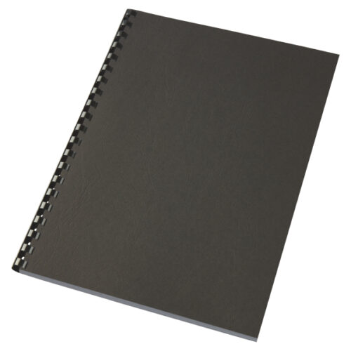 T22410029_02.jpg Okładki do bindowania skóropodobne GBC LeatherGrain, A3, 250 gm2, czarne